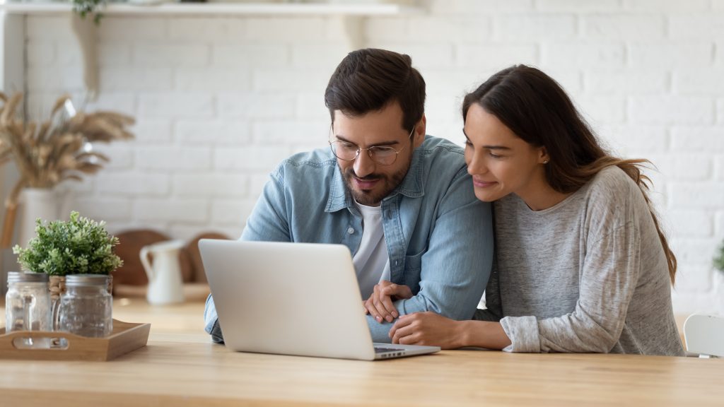 Couple on Computer