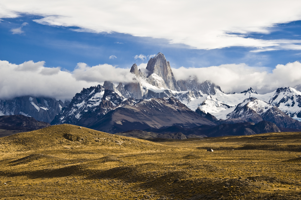 Fitz,Roy,Mountain,,El,Chalten,,Patagonia,,Glaciers,National,Park,Argentina.