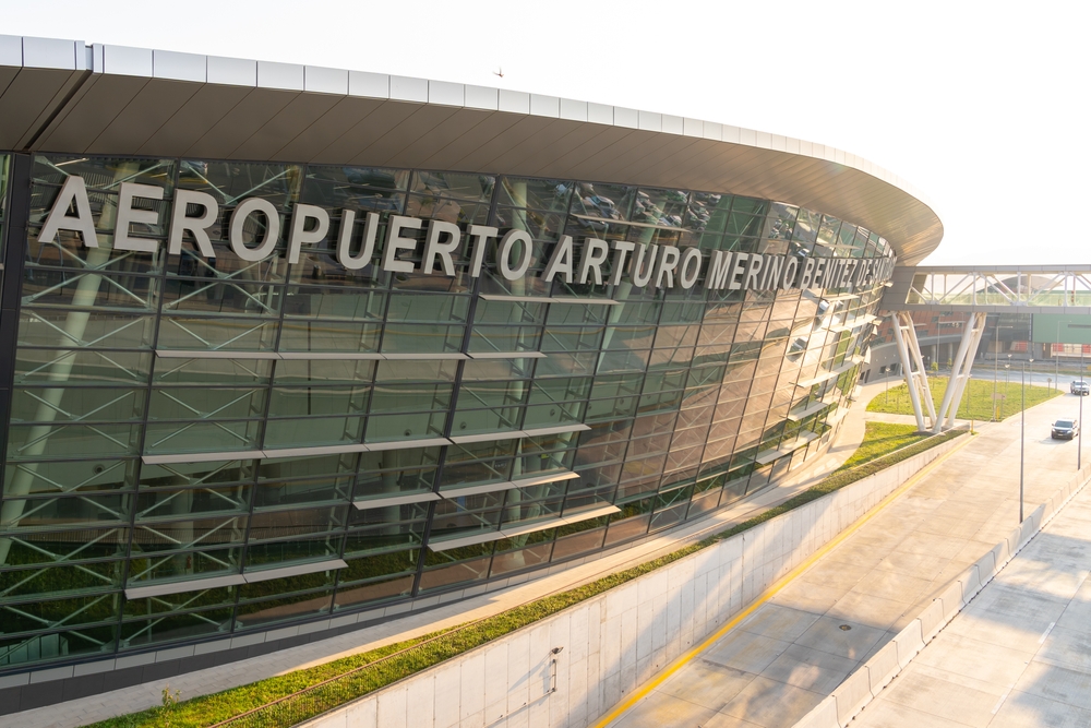 Arturo,Merino,Benítez,International,Airport,In,Pudahuel,,Santiago,,Chile,-